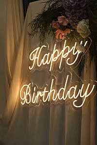 Happy Birthday LED Neon Light Signage