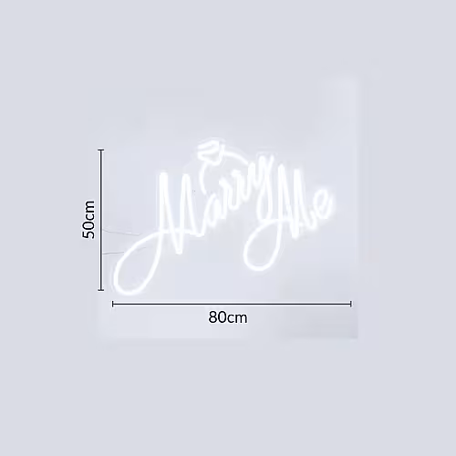 Marry Me LED Neon Light Signage