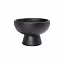 Modern Decorative Pedestal Bowl Vase (Black)