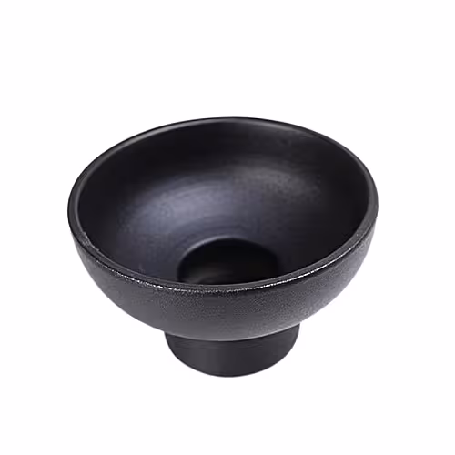 Modern Decorative Pedestal Bowl Vase (Black)