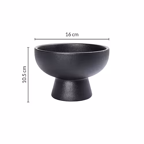 Modern Decorative Pedestal Bowl Vase (White)