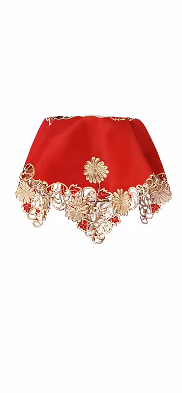 Oriental Red Table Cloth