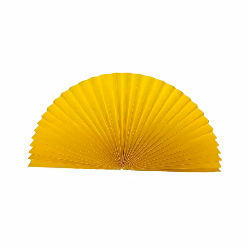 Origami Wedding Background Pleated Fan Decoration Arrangements (Gold)