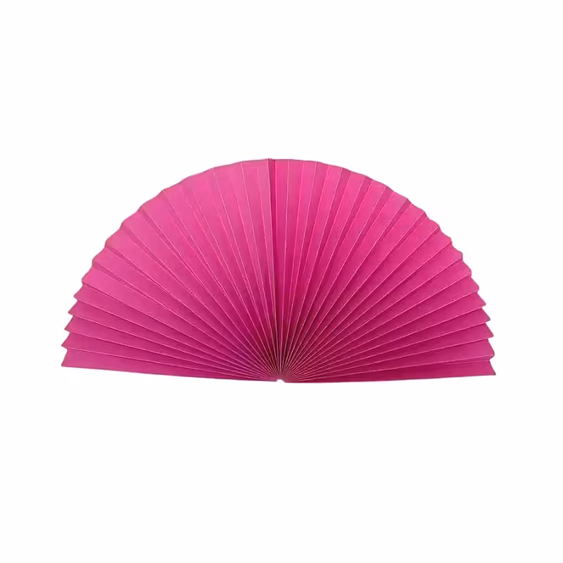 Origami Wedding Background Pleated Fan Decoration Arrangements (Pink)