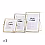 Other Decor 3pc Gold Black Floating Photo Frame (Gold)