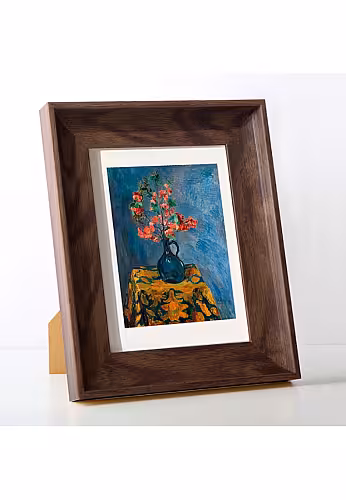 Other Decor 3pc Rustic Wood Pattern Photo Frame Set (Walnut)