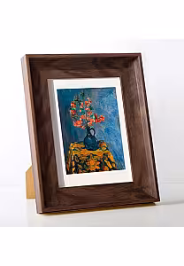 Other Decor 3pc Rustic Wood Pattern Photo Frame Set (Walnut)