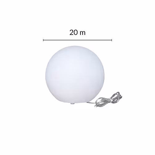 Outdoor Garden Luminous 20cm Led Ball Stone Spheres Light (Small)