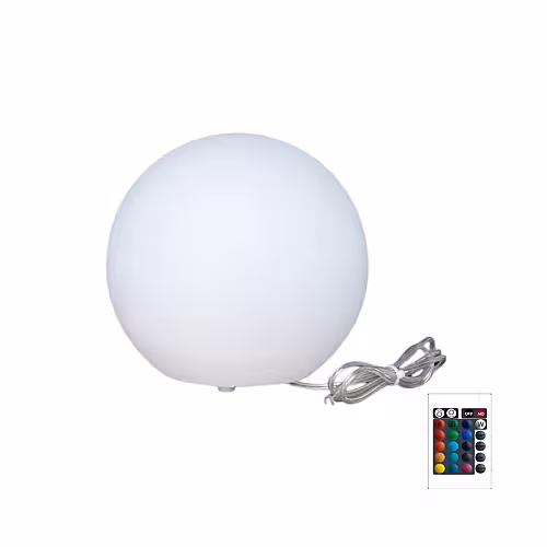 Outdoor Garden Luminous 30cm Led Ball Stone Spheres Light (Medium)