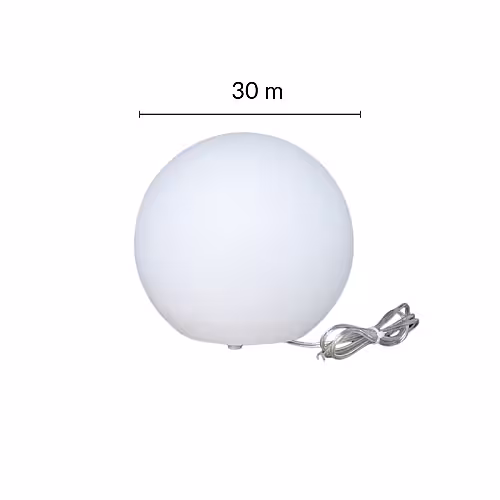 Outdoor Garden Luminous 30cm Led Ball Stone Spheres Light (Medium)