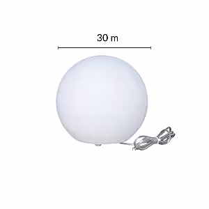 Outdoor Garden Luminous 30cm Led Ball Stone Spheres Light (Medium)