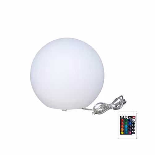 Outdoor Garden Luminous 40cm Led Ball Stone Spheres Light (Large)