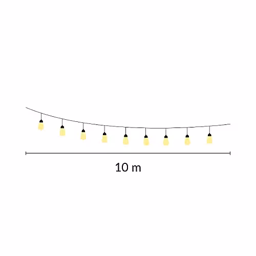 Outdoor Waterproof 20 LED Fairy String Lights (10M)