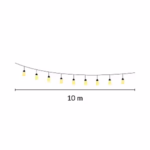 Outdoor Waterproof 20 LED Fairy String Lights (10M)