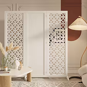 Plain White Decoration Divider Room Partition