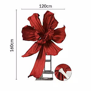 Red Large Dielianhua Decorative Paper Handmade Flower Shape Stand (Small)