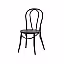 Retro American Style Black Metal Dining Chair