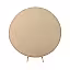 Round Background Elastic Cloth Arch Stand Background (Beige)