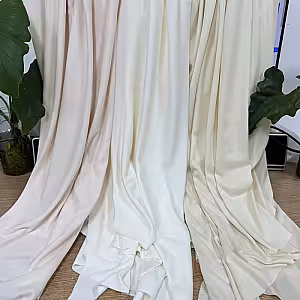 Stretchable Champagne Colour Decorative Drape Backdrop Fabric (8m) [No stand]