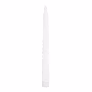 1pc LED Spiral Twisted Light Taper Candle (White) [Batteries not included]