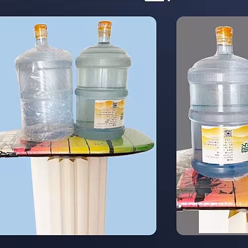 Structure Origami Cylindrical Pleated Flower Desserts Stand (Large)