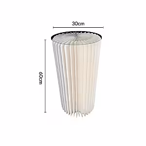 Structure Origami Cylindrical Pleated Flower Desserts Stand (Large)