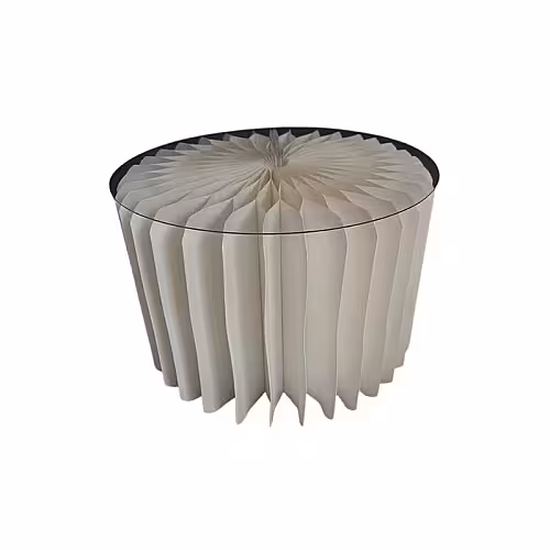 Structure Origami Cylindrical Pleated Flower Desserts Stand (Small)