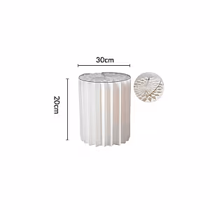 Structure Origami Cylindrical Pleated Flower Desserts Stand (Small)