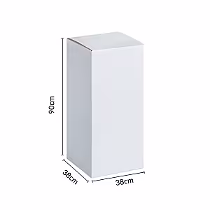 Structure Party Decoration Iron Cuboid White Desserts Stand (2x Extra Large)