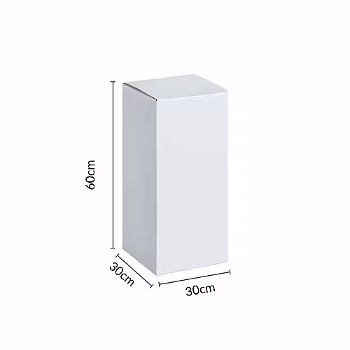 Structure Party Decoration Iron Cuboid White Desserts Stand (Large)