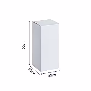 Structure Party Decoration Iron Cuboid White Desserts Stand (Large)