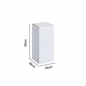 Structure Party Decoration Iron Cuboid White Desserts Stand (Medium)