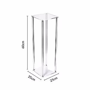 Structure Transparent Acrylic Decorative Event Stand (Small)