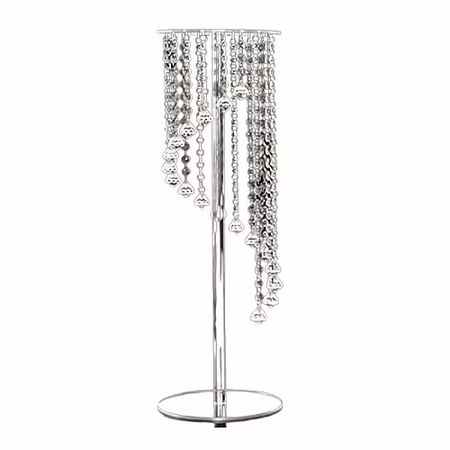 Structure Transparent Spiral Acrylic Vase Flower Cake Display Stand