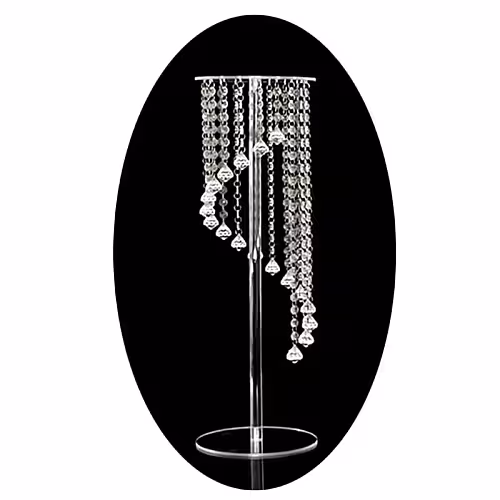 Structure Transparent Spiral Acrylic Vase Flower Cake Display Stand