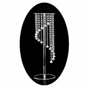 Structure Transparent Spiral Acrylic Vase Flower Cake Display Stand